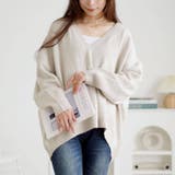 ライトグレー | 大きいサイズレディース トップス ニット | GOLDJAPAN　大きいサイズ専門店