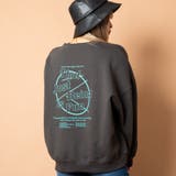 スミクロ | 裏起毛サークルロゴプルオーバー | GORGE