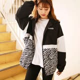 ゼブラシャカシャカブルゾン[品番：GORW0005741]｜GORGE
