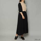 ブラック | レイヤードドッキングワンピース | GORGE