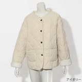 アイボリー | ボアキルティングハーフコート | GORGE 