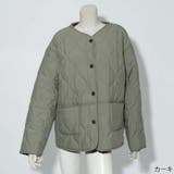 カーキ | ボアキルティングハーフコート | GORGE 