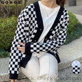 ブロックチェックカーディガン | GORGE | 詳細画像1