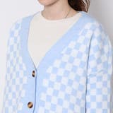 ブロックチェックカーディガン | GORGE | 詳細画像5