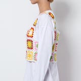 ロンＴ付きカギ針トップス | GORGE  | 詳細画像3 