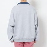 配色ハーフZIPロゴ裏毛プルオーバー | GORGE | 詳細画像12