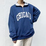 配色ハーフZIPロゴ裏毛プルオーバー | GORGE | 詳細画像2