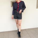 2wayボーダー短丈カーディガン | GORGE | 詳細画像11