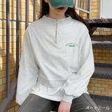 オートミール | 短丈ＺＩＰＵＰミニ裏毛プルオーバー | GORGE 