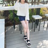 刺しゅうロゴダメージ裏毛プルオーバー | GORGE  | 詳細画像2 