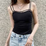 ブラック | レディース カップ付きキャミソール インナー | GORGE 