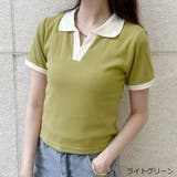 配色襟トップス | GORGE | 詳細画像2
