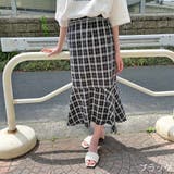 ブラック | チェックマーメイドスカート | GORGE 