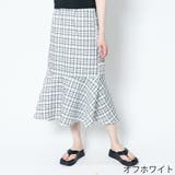 オフホワイト | チェックマーメイドスカート | GORGE 