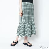 グリーン | チェックマーメイドスカート | GORGE 