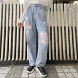 調整付きダメージデニムパンツ | GORGE | 詳細画像10