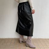 ベルト付き合皮スリットスカート | GORGE  | 詳細画像7 