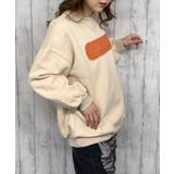 ロゴエンボス裏起毛プルオーバー | GORGE  | 詳細画像3 