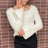 スクエアフェザーニットプルオーバー | GORGE  | 詳細画像8