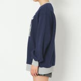 刺しゅうリンガー裏起毛プルオーバー | GORGE  | 詳細画像3 