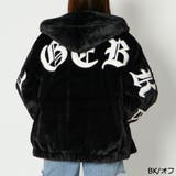BK/オフ | ファーロゴブルゾン | GORGE