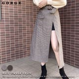 ベルト付きツイードスカート | GORGE | 詳細画像1