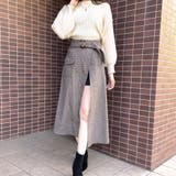 ベルト付きツイードスカート | GORGE | 詳細画像11