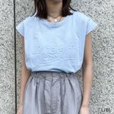 L/BL | エンボスフレンチTシャツ | GORGE