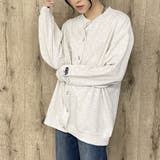 袖刺しゅう裏毛カーディガン | GORGE | 詳細画像8