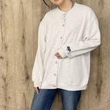 袖刺しゅう裏毛カーディガン | GORGE | 詳細画像13