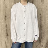 オートミール | 袖刺しゅう裏毛カーディガン | GORGE