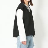 英字フェイクレイヤードトップス | GORGE | 詳細画像7
