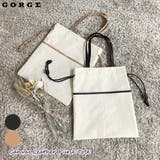 キャンバス合皮巾着トート | GORGE | 詳細画像1