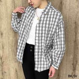 BK/IV | 多種ボタンバックレースアップシャツ | GORGE