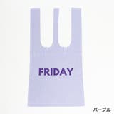 パープル | プリーツロゴBAG | GORGE