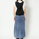 デニム裏毛ドッキングワンピース | GORGE  | 詳細画像4