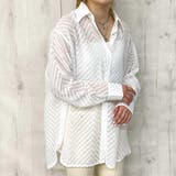 ギザギザジャガードシアーシャツ | GORGE | 詳細画像7