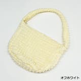 オフホワイト | ポコポコファスナー付きショルダーバック | GORGE