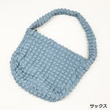 サックス | ポコポコファスナー付きショルダーバック | GORGE