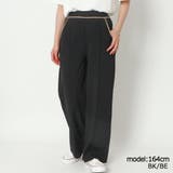 BK/BE | ウェストパイピングワイドパンツ | GORGE
