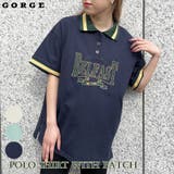 ワッペン付きポロシャツ | GORGE | 詳細画像1