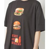 ｈａｍｂｕｒｇｅｒプリントＴシャツ | GORGE  | 詳細画像14 
