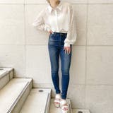 レース短丈ブラウス | GORGE | 詳細画像8