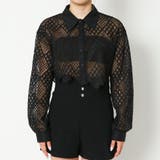 レース短丈ブラウス | GORGE | 詳細画像3