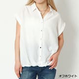 オフホワイト | 多種ボタンバックレースアップシャツ | GORGE