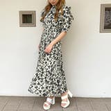 半袖柄フリルシャーリングワンピース | GORGE | 詳細画像8