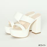 ホワイト | 厚底ヒールサンダル | GORGE