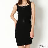 ブラック | リブニットタイトワンピース | GORGE