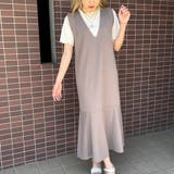 シアートップス付きマーメイドジャンパースカート | GORGE | 詳細画像11