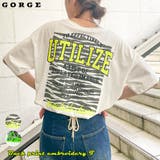 バックプリント刺しゅうTシャツ | GORGE | 詳細画像1
